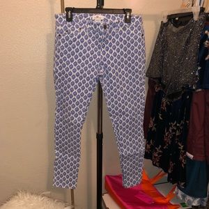 Vineyard Vines pattered skinny (stretchy) jeans